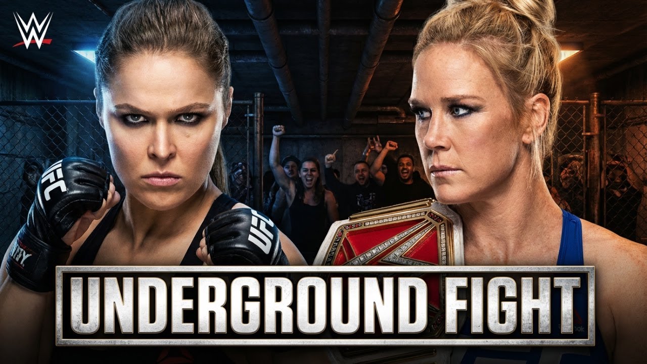WWE Ronda Rousey Vs Holly Holm : Underground Match