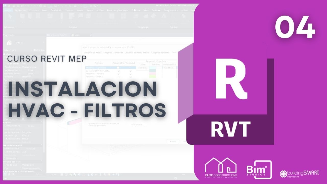 Curso Revit |MEP| - Filtros personalizados