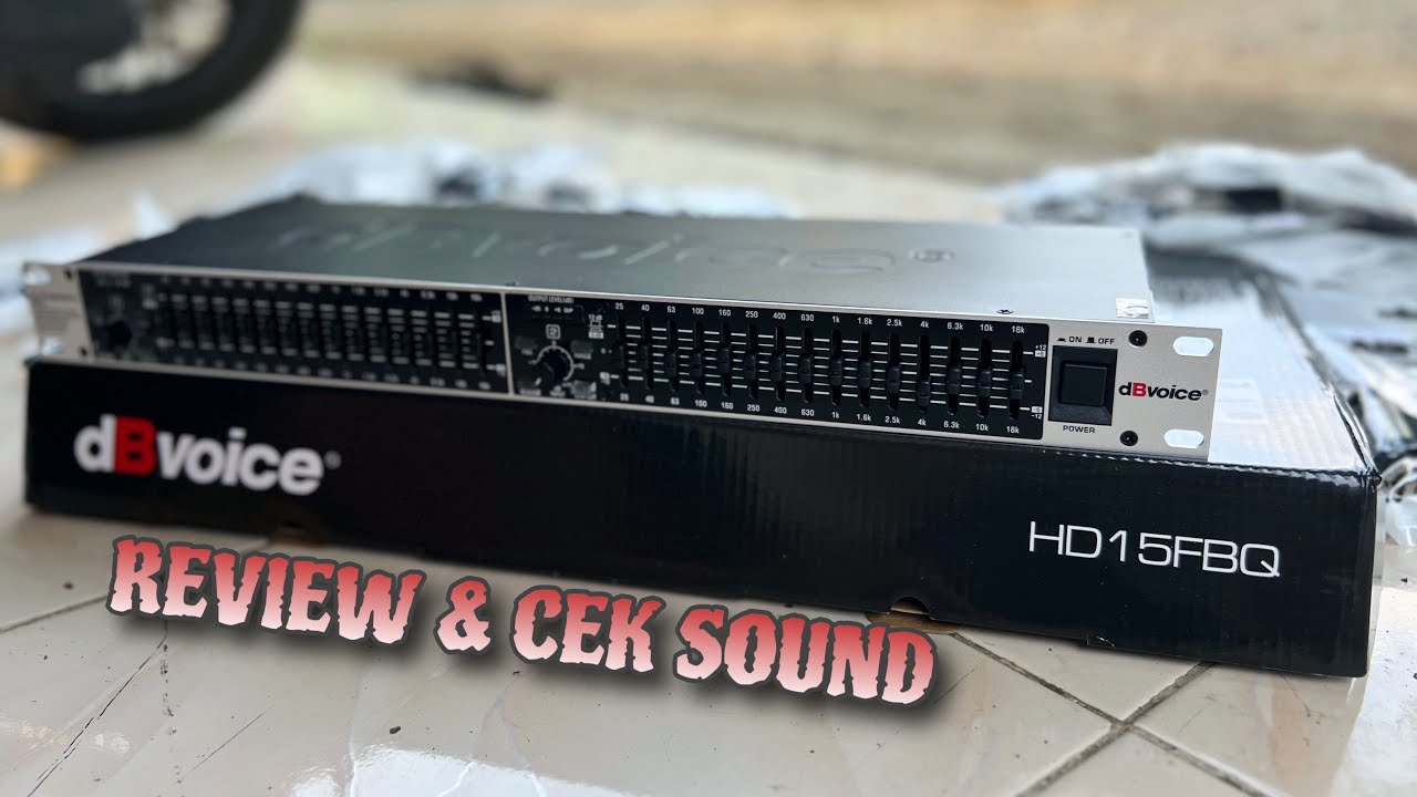 Проверьте звуковой эквалайзер DB Voice HD15, а не Behringer.