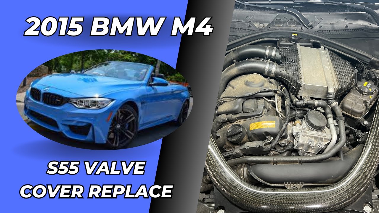 Замена крышки клапанов BMW M4 S55