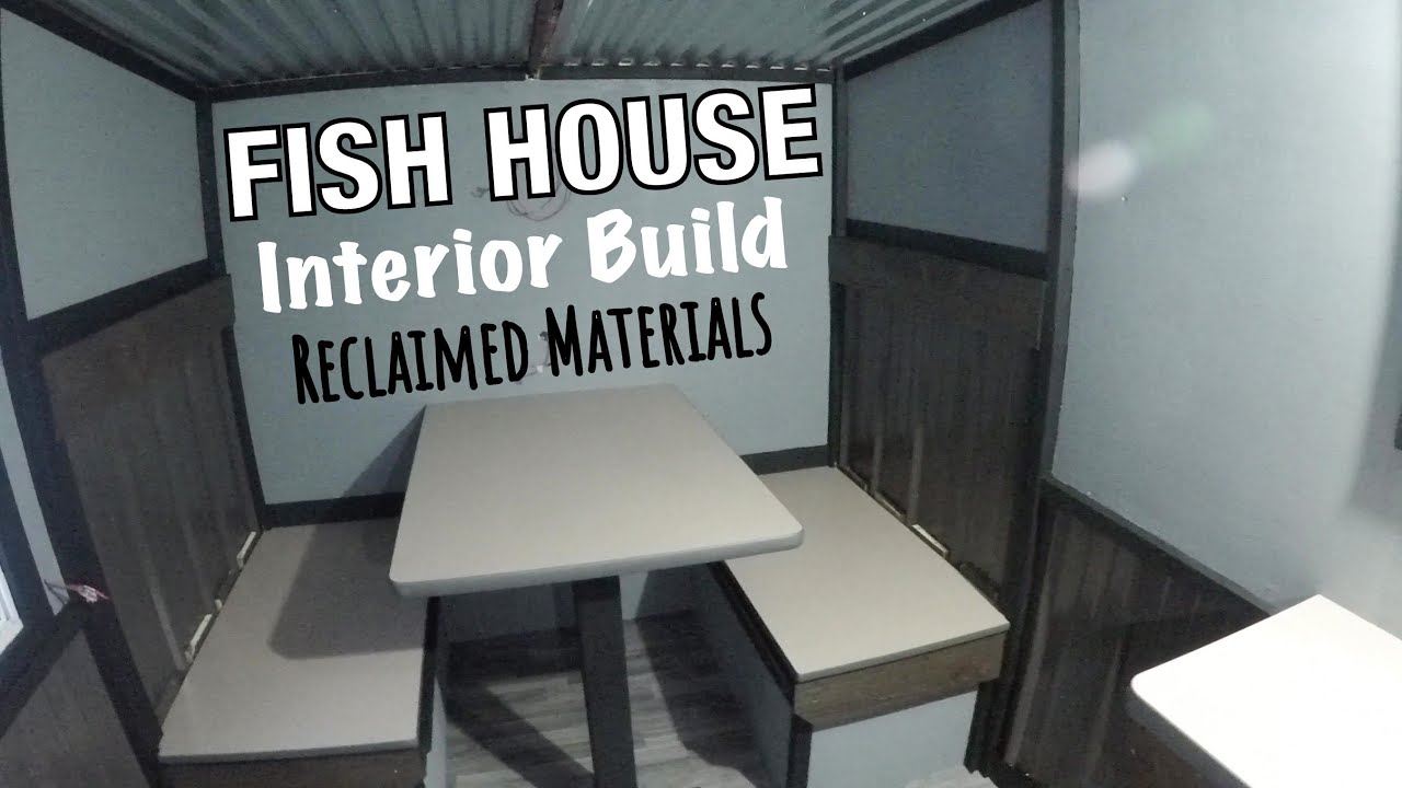 FISH HOUSE BUILD PART 3 / Building The Interior  [ Fishing Things Ep. 5 ]