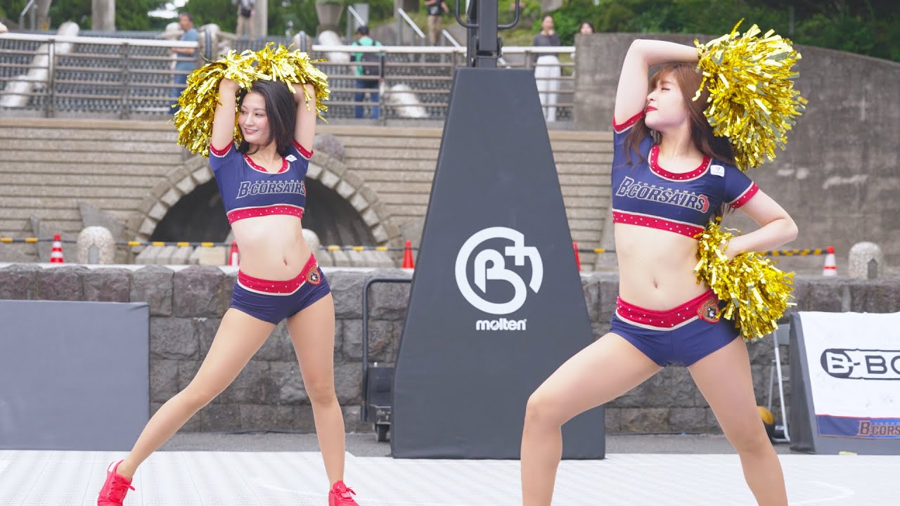 4K60P　ハマフェス2024　Y165　B-ROSE ダイナミックな美チア・パフォーマンス！　横浜ビー・コルセアーズ　チアリーダーズ in 山下公園 B-COR CUP 3X3 Cheer