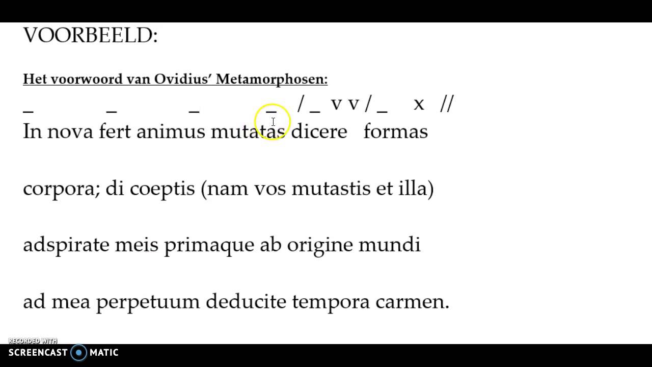 Dactylische hexameter