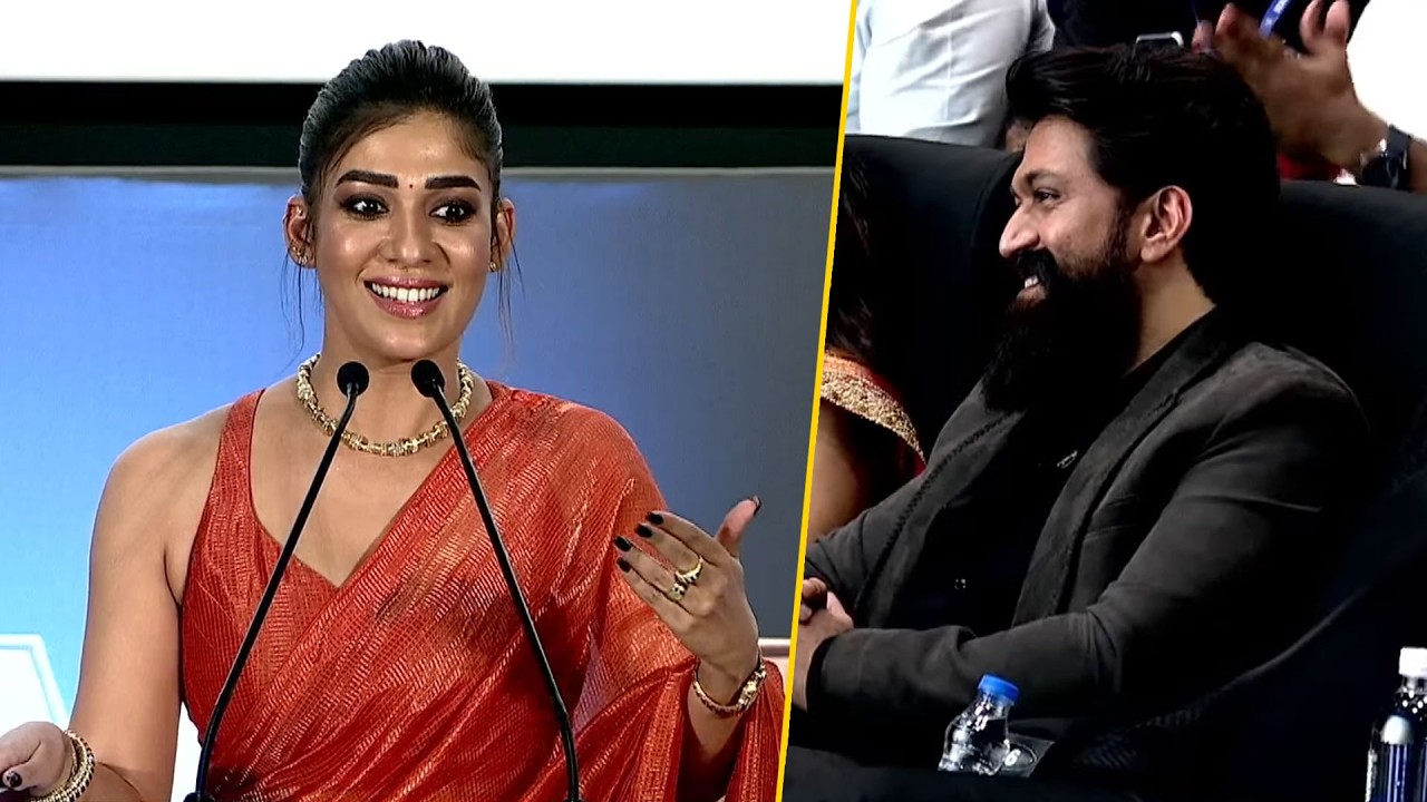 Actress Nayanthara Speech, Yash Reaction @ TOXIC Movie Trailer Launch Event