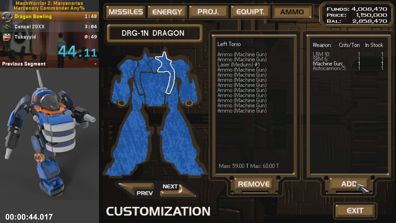 5:14 (MC Any%) - MechWarrior 2: Mercenaries