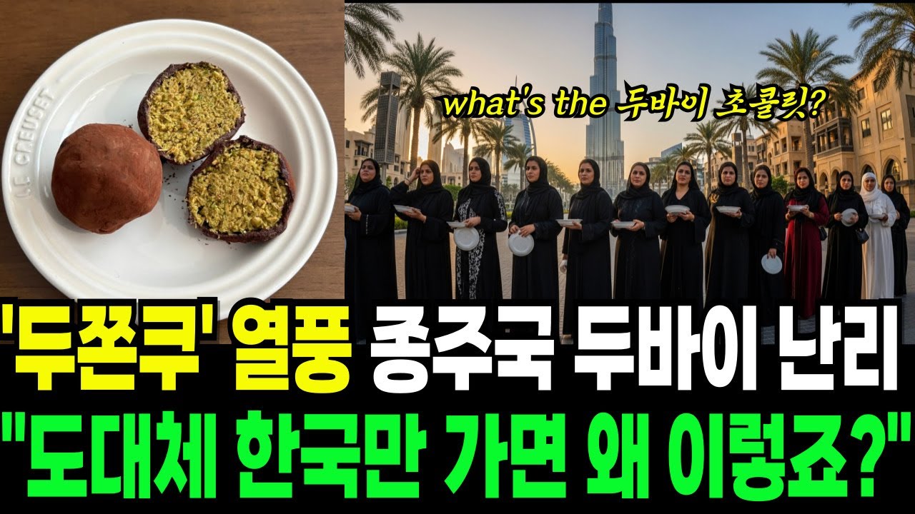 BBC도 놀란 한국의 '두쫀쿠' 열풍... 종주국 두바이 반응 실화냐?#두쫀쿠 #두바이초콜릿 #K푸드 #장원영 #아이브 #한류