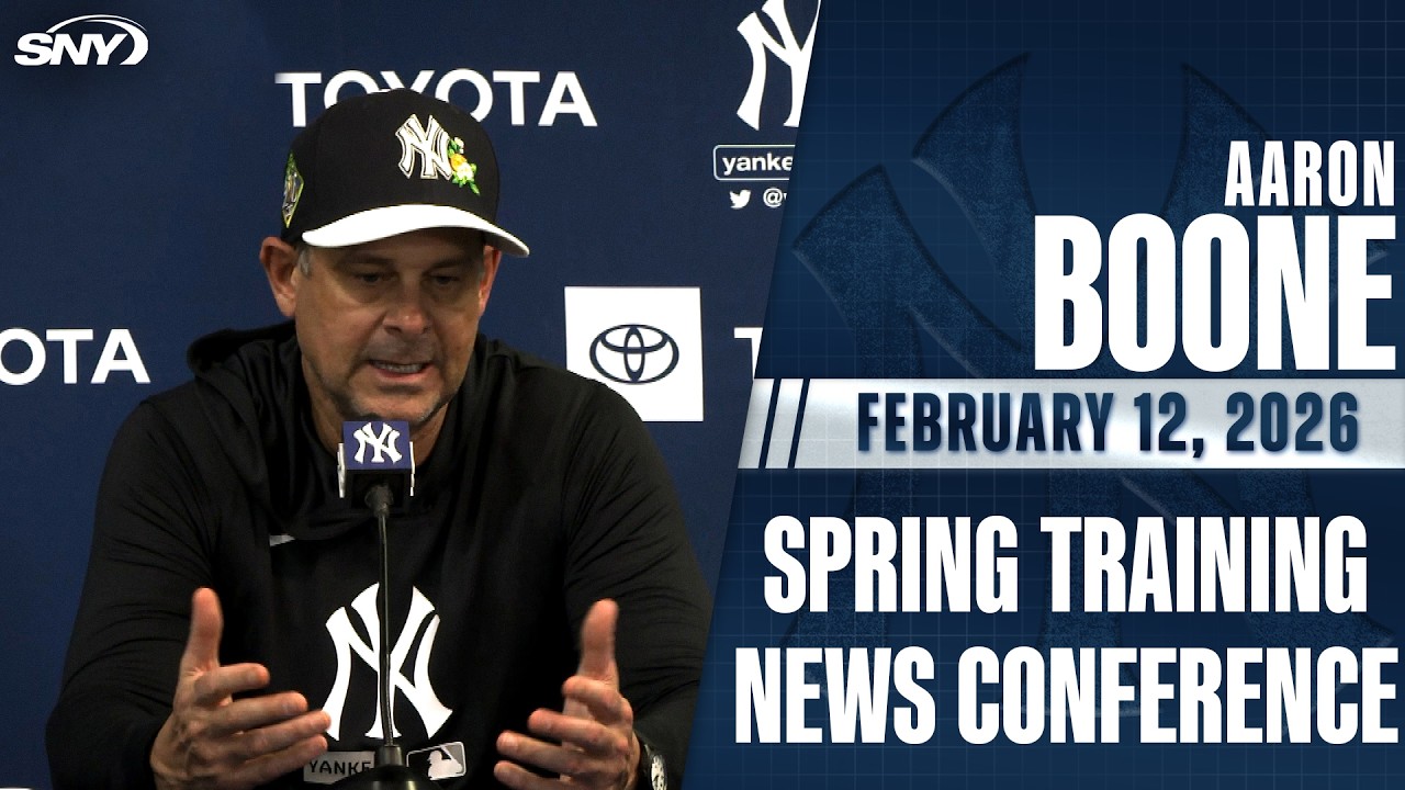 Yankees manager Aaron Boone on Cam Schlittler's mid-back inflammation