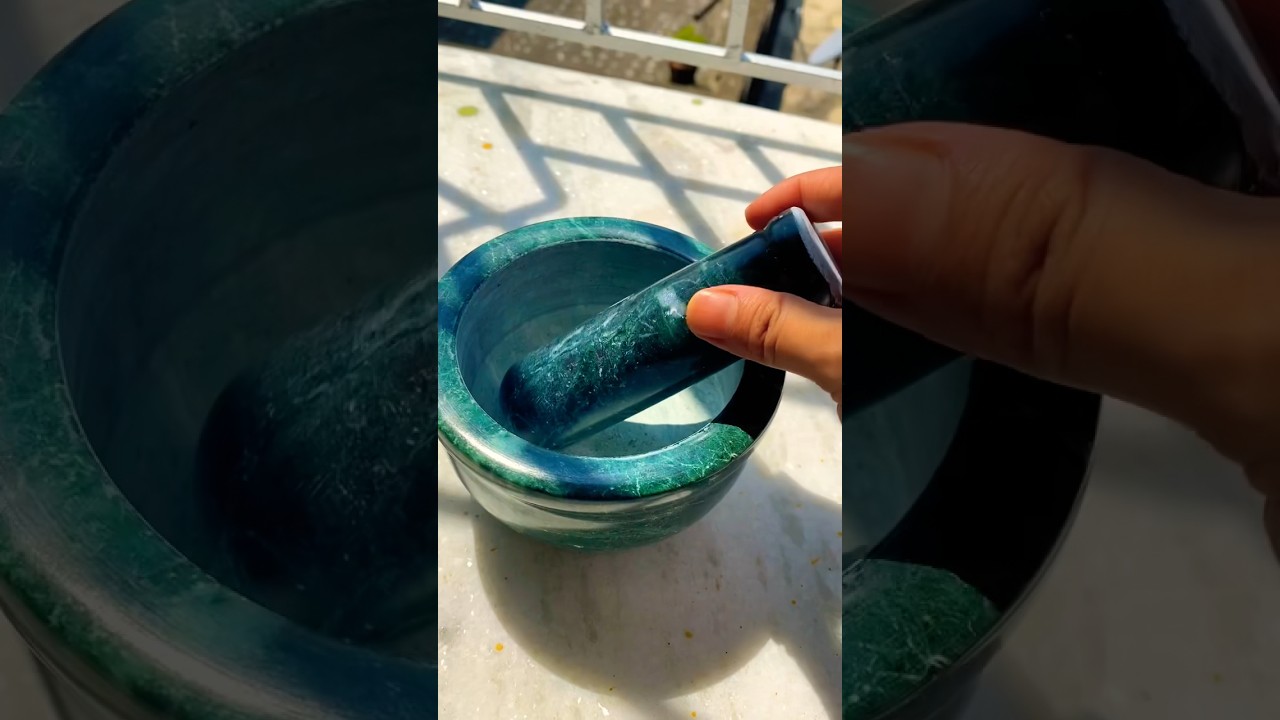 Unboxing new Amazon order(Mortar pestle set)👀😱 #shorts