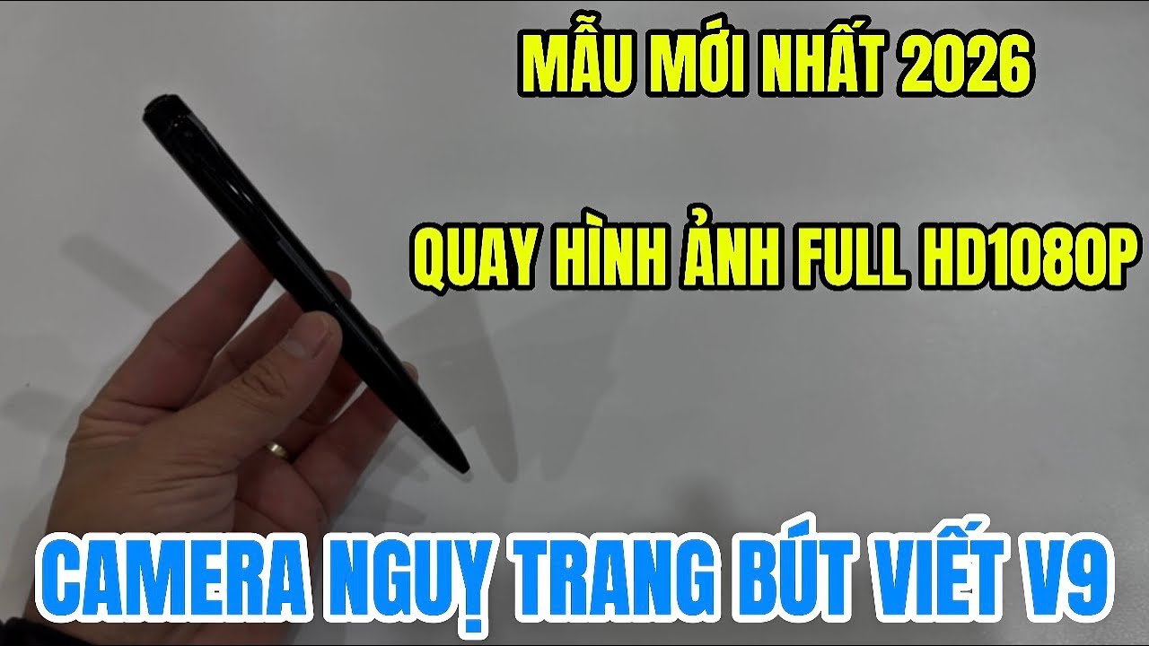 Camera nguỵ trang bút viết v9 quay offline full hd1080p , camera mini bút bi giá rẻ quay hình thu âm