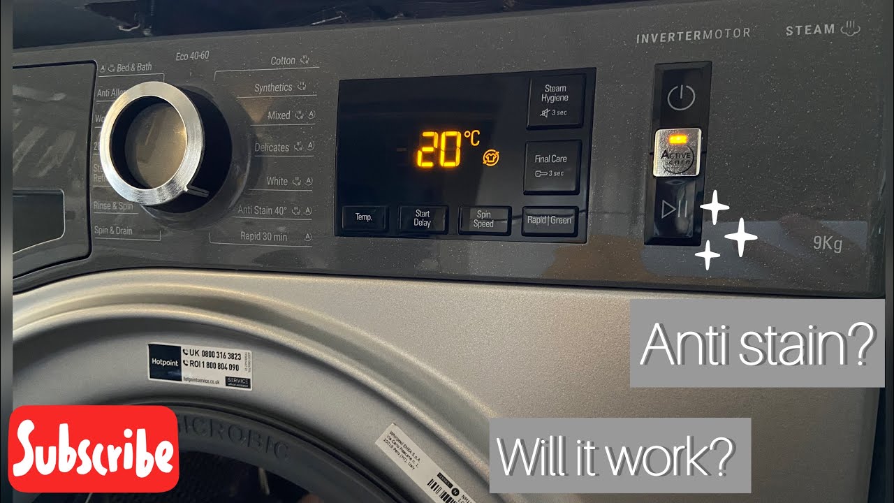 Hotpoint - Stains removed at 20c?