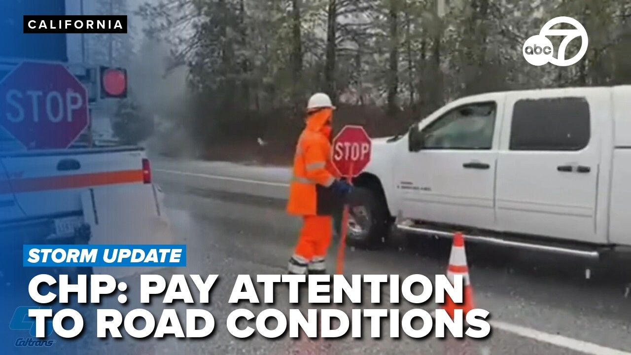 CHP urges drivers to follow chain controls as winter storm raises road risks