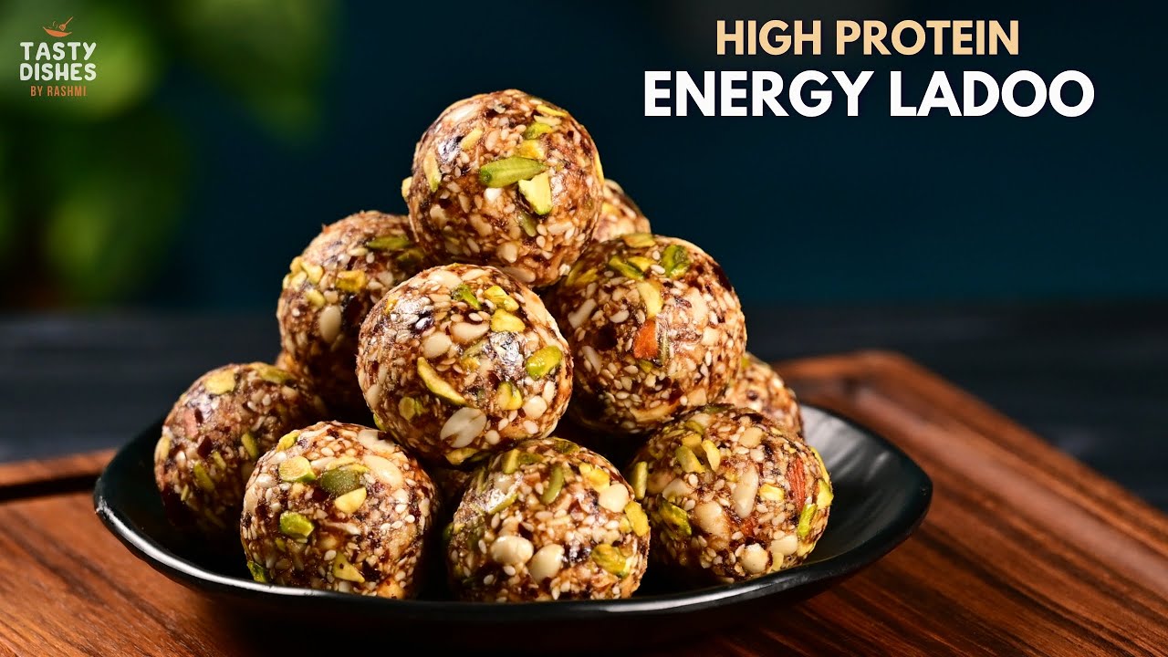 Protein Ladoo in Minutes (No Sugar Added) | Natural Energy Ladoo for Busy Days