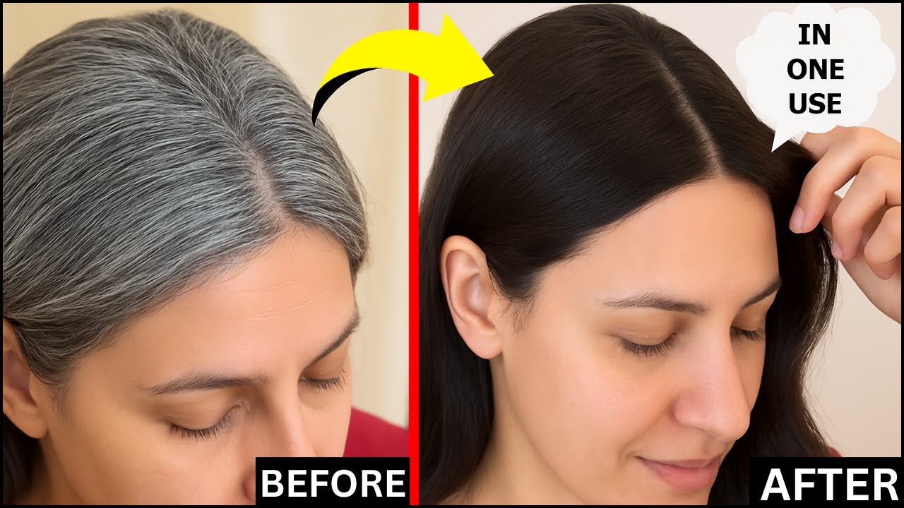 I Tried This Hair Oil and My Grays Vanished! Doctor Recommended Permanent black hair colour at home
