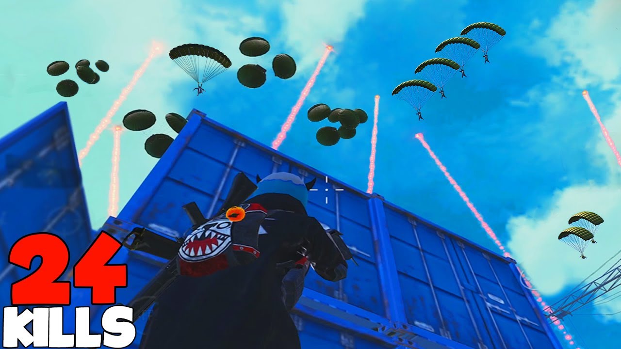 EVERYONE LANDED ON FLARE GUNS! | PUBG MOBILE 🐼