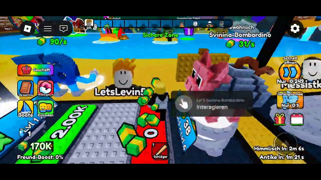 Ich spiele das erste Mal Segeln für Brainrots in Roblox 
