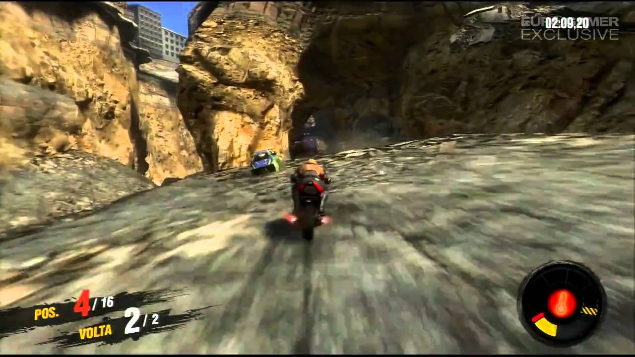 MotorStorm: Apocalypse 'Bike Gameplay [Mainline track]' TRUE-HD QUALITY