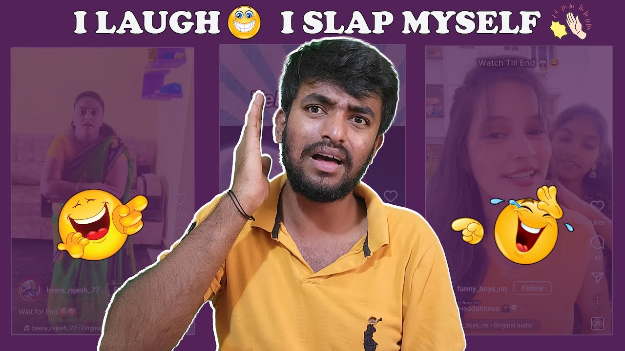 Try Not to Laugh Challenge 😂 | Instagram reels | Tamilnadu Lo Telugodu