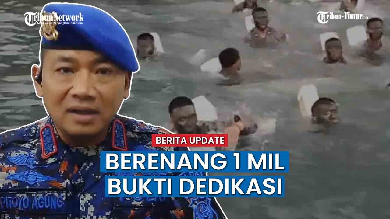 Tradisi Renang Laut Makassar Sejauh 1 Mil Demi Baret Polairud Polda Sulsel