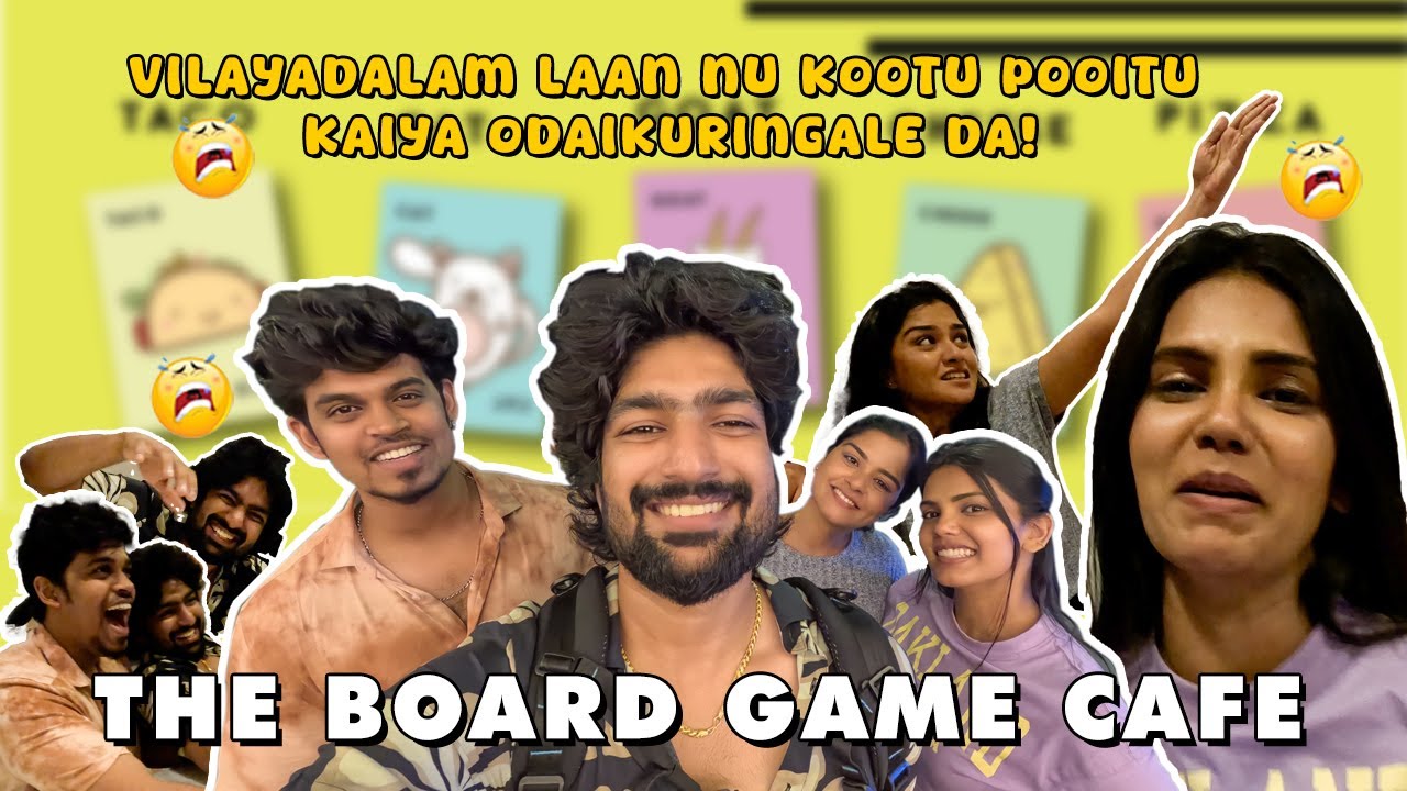 FOOD🍔 (or) ♠️GAMES❓| Boardroom | vLog // ft. Rudran praveen, Shathiga, Lakshmipriya, Sanjay