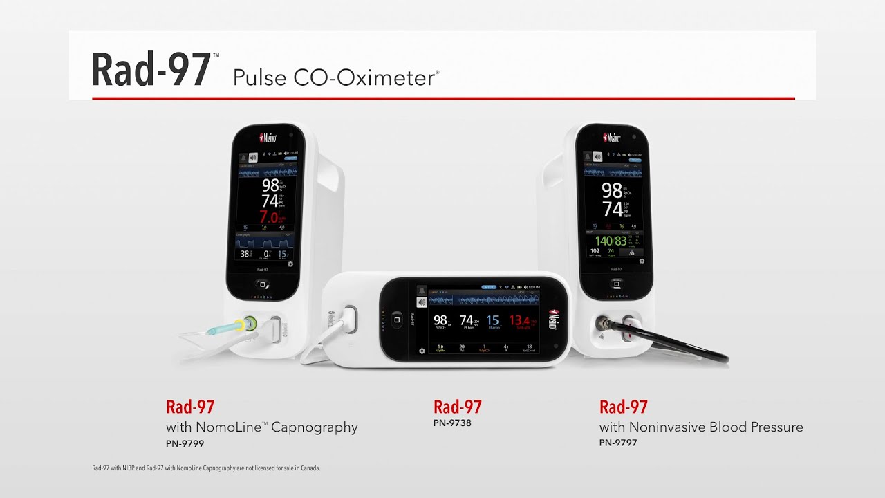 Rad-97™ Pulse Co-Oximeter®, a Stand-alone Bedside Patient Monitor, Hardware Components