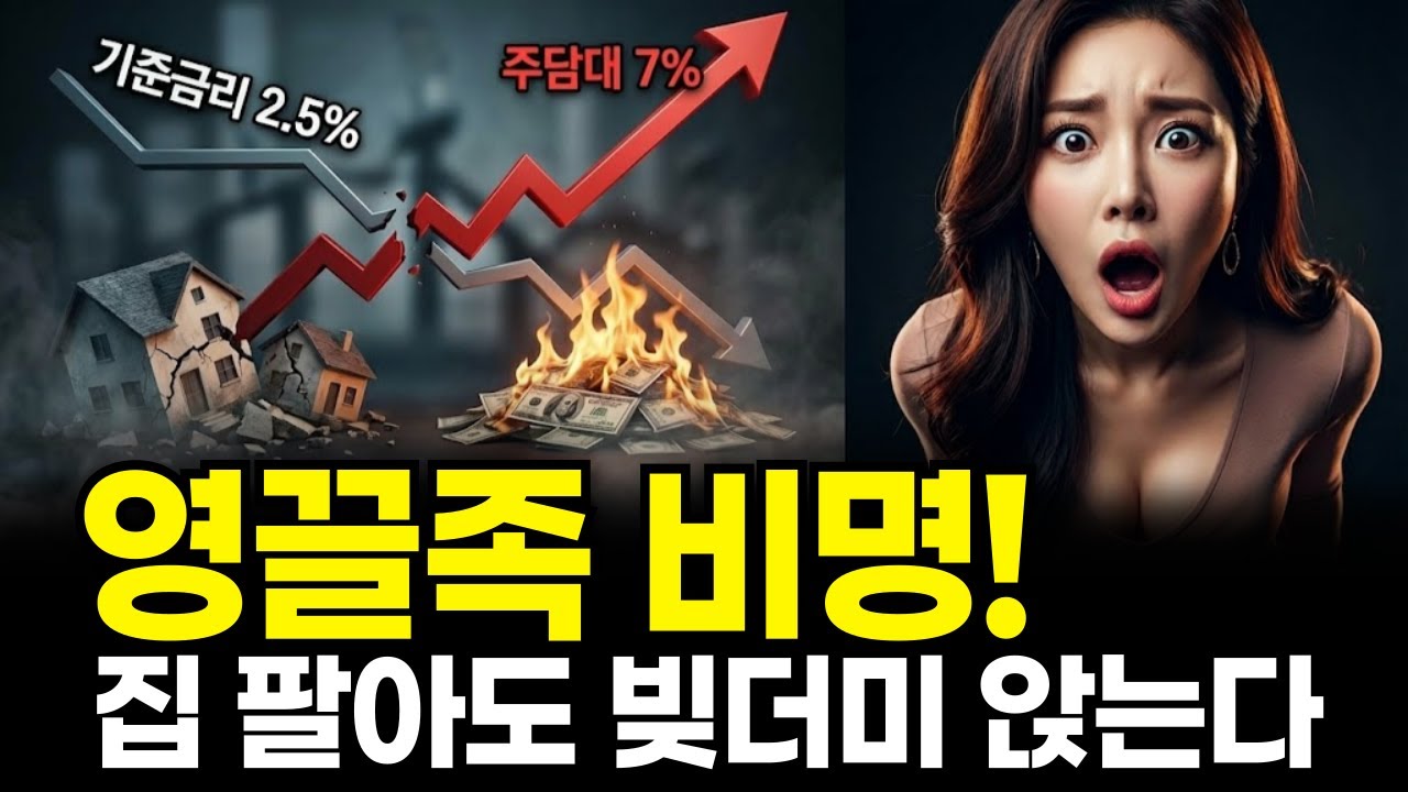 은행의 배신! 기준금리 2.5%인데 주담대 7%로 폭등한 진짜 이유...영끌족 파산 급증