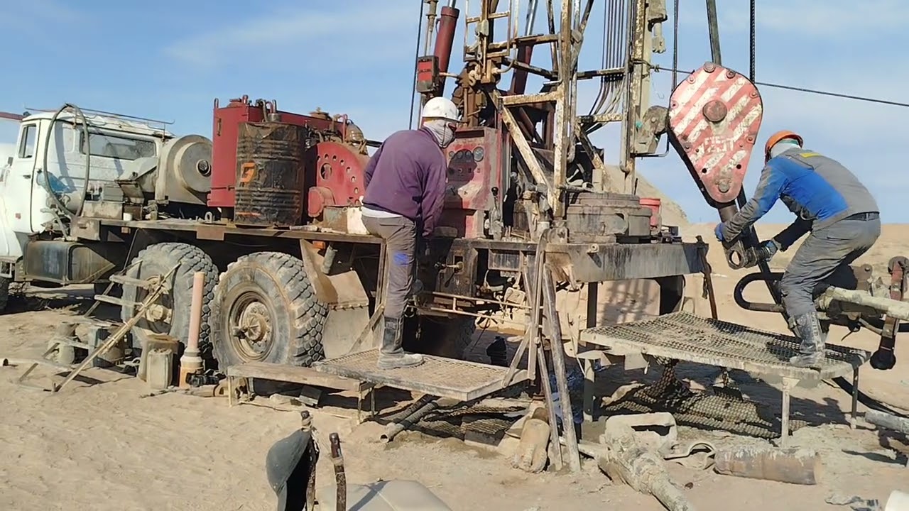 Orol bo'yi dala gidrogeologiya ekspeditsiyasi 262-brigada. #gidrogeologiya #automobile #water