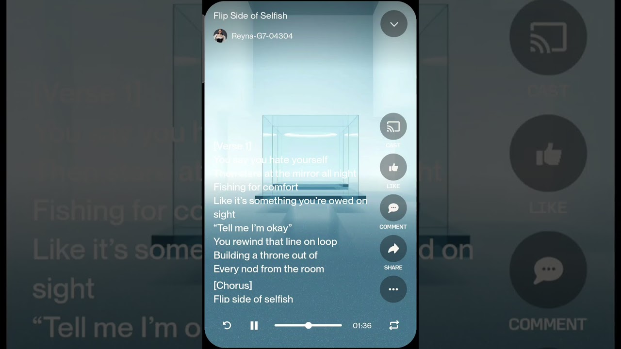 Flip Side Of Selfish. https://suno.com/s/IhrHibTQCDUmnZ8C #songwriter #singer 