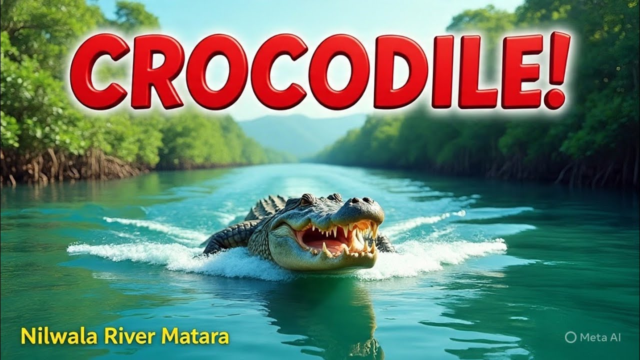 23 January 2026#NilwalaRiver #BoatRide #Matara #Crocodiles #Fish #Wildlife #Adventure 