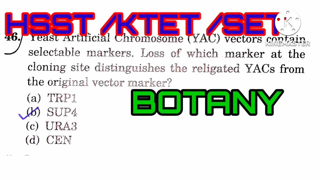 HSST /SET/KTET -BOTANY