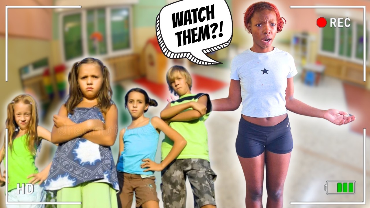 Volunteering Our Daughter To Babysit The Neighbor&rsquo;s BAD Kids PRANK! 😂 *She Was NOT Ready*