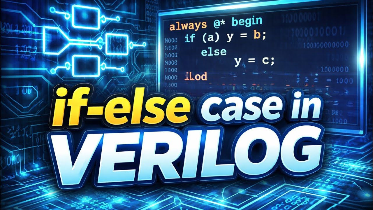If and loops in verilog in Telugu #verilog #coding #electronic #viral 