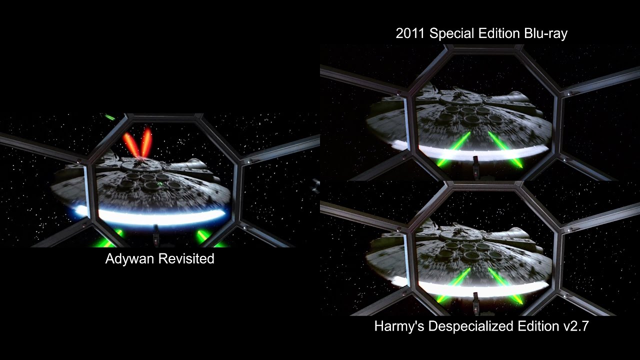 REVISITED TIE Fighter Attack | A New Hope (1977) [Revisited, Blu-ray, DeEd]