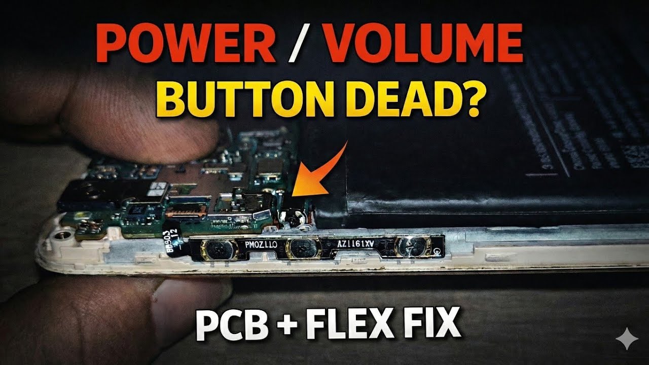 Xiaomi / Redmi / Poco Power & Volume Button DEAD? 🔧 PCB + Flex Cable Fix