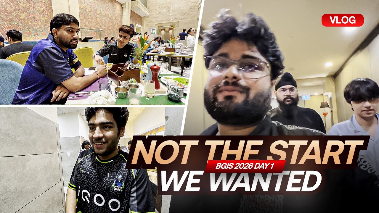 NOT THE START WE WANTED | DAY 1 | K9 ESPORTS | BGIS 2026 GRAND FINALS | VLOG 6