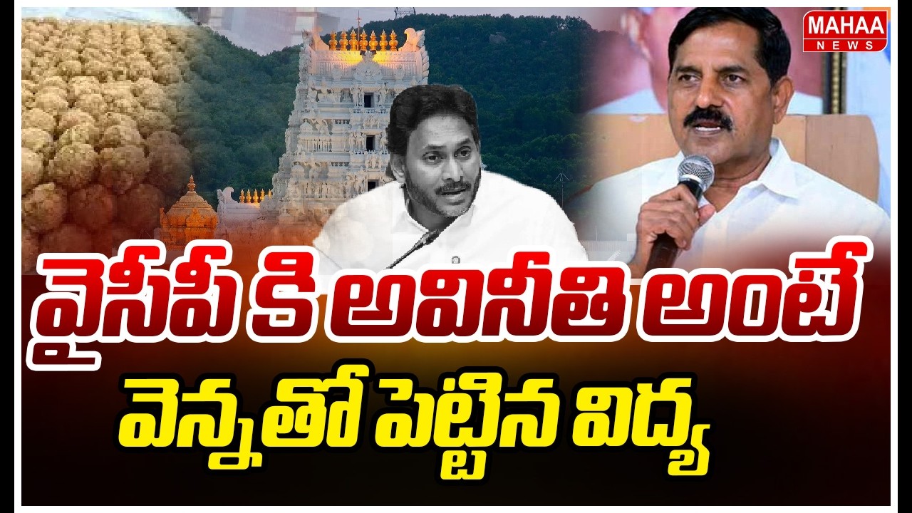 వైసీపీ కి అవినీతి అంటే వెన్నతో పెట్టిన విద్య | MLA Adhinarayana Reddy fIre On Ycp | Mahaa News