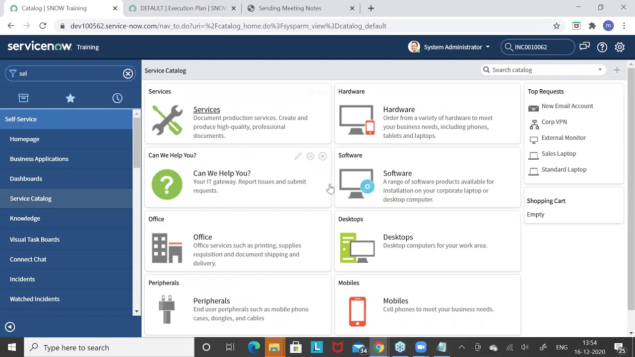 Creating New Catalog item|Create Variables |Create Variable Set |Create Workflow- End to End Example