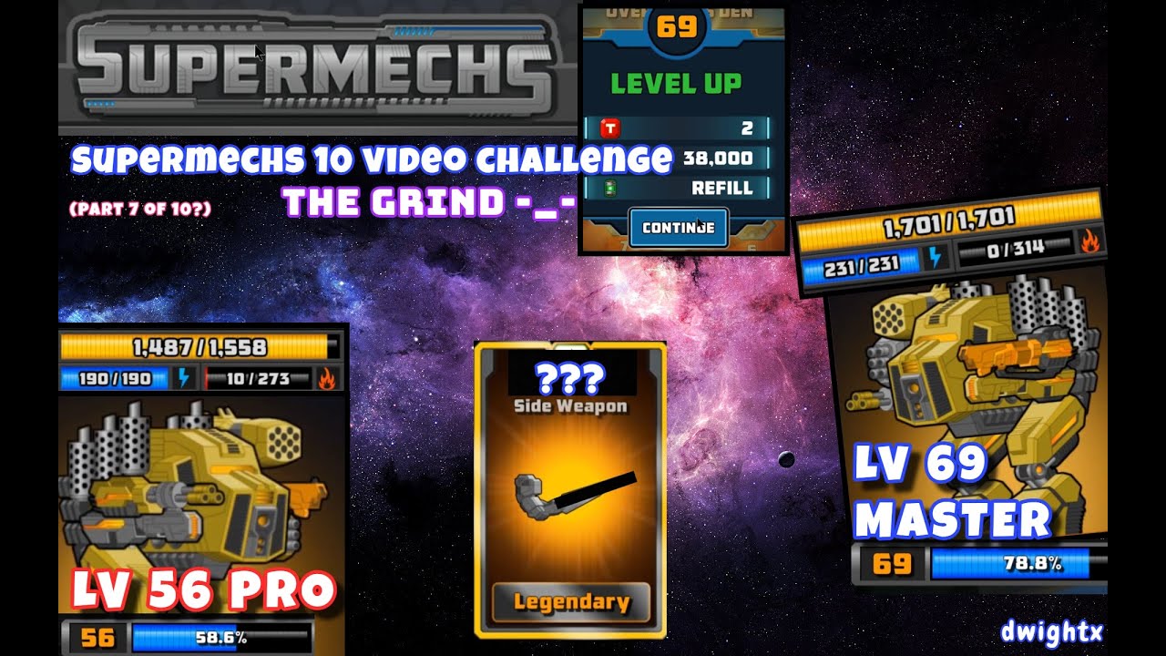 Supermechs⛅ 10 Day Challenge 'THE GRIND' 🤖 7/10 💃 [F2P]
