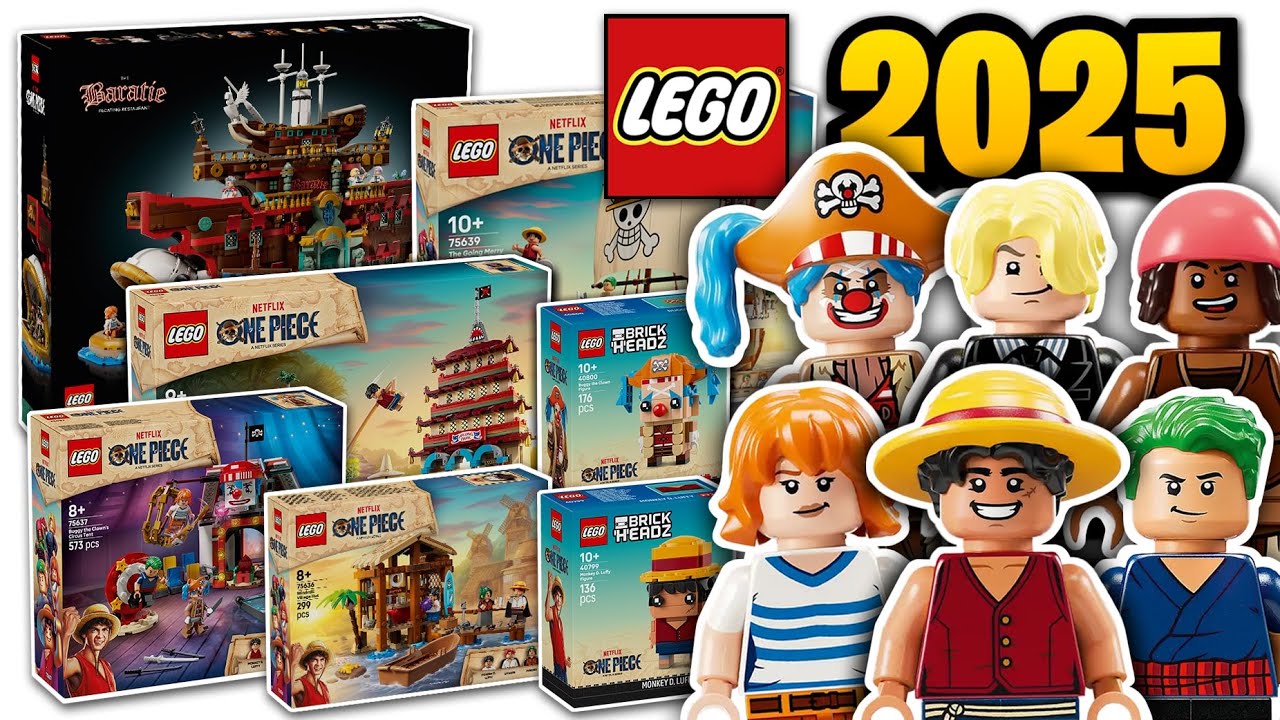 LEGO Netflix One Piece 2025 Sets OFFICIALLY Revealed