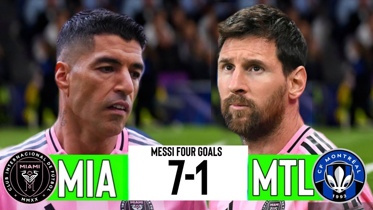Messi 4 Goals | Inter Miami vs Montreal ( 7-1 ) | Extended Highlights & Goals | 2026