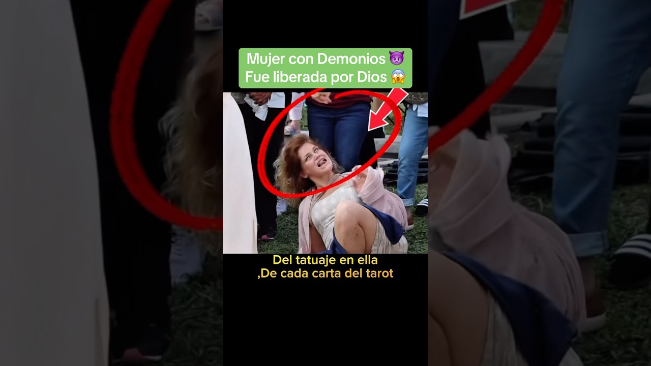 Cristo Jes&uacute;s libera a una mujer de los demonios del diablo #jesus #demonios #dios #viral