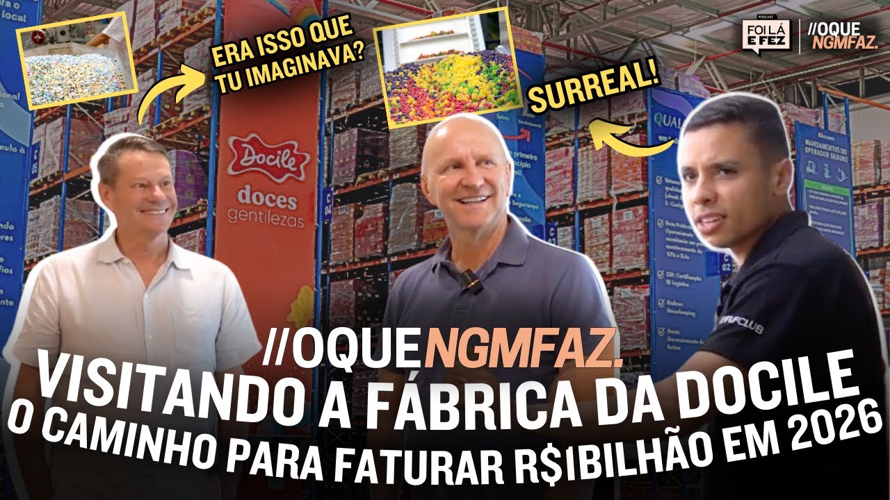 VISITEI A FÁBRICA DA DOCILE E DESCOBRI PORQUE ELES SÃO GIGANTES!! //OQUENGMFAZ #03