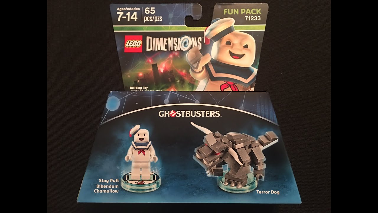 Ghostbusters Stay Puft Marshmallow Man Fun Pack Lego Dimensions Unboxing & Building
