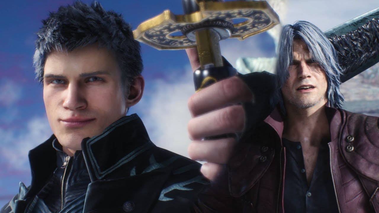 Devil May Cry 5 - Dante VS Nero but, Nero Is Motivated!