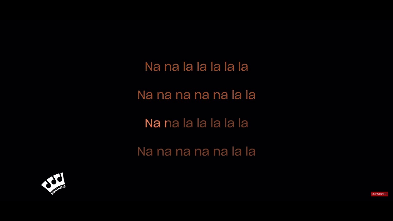 LALALA by SAM SMITH - KARAOKE 