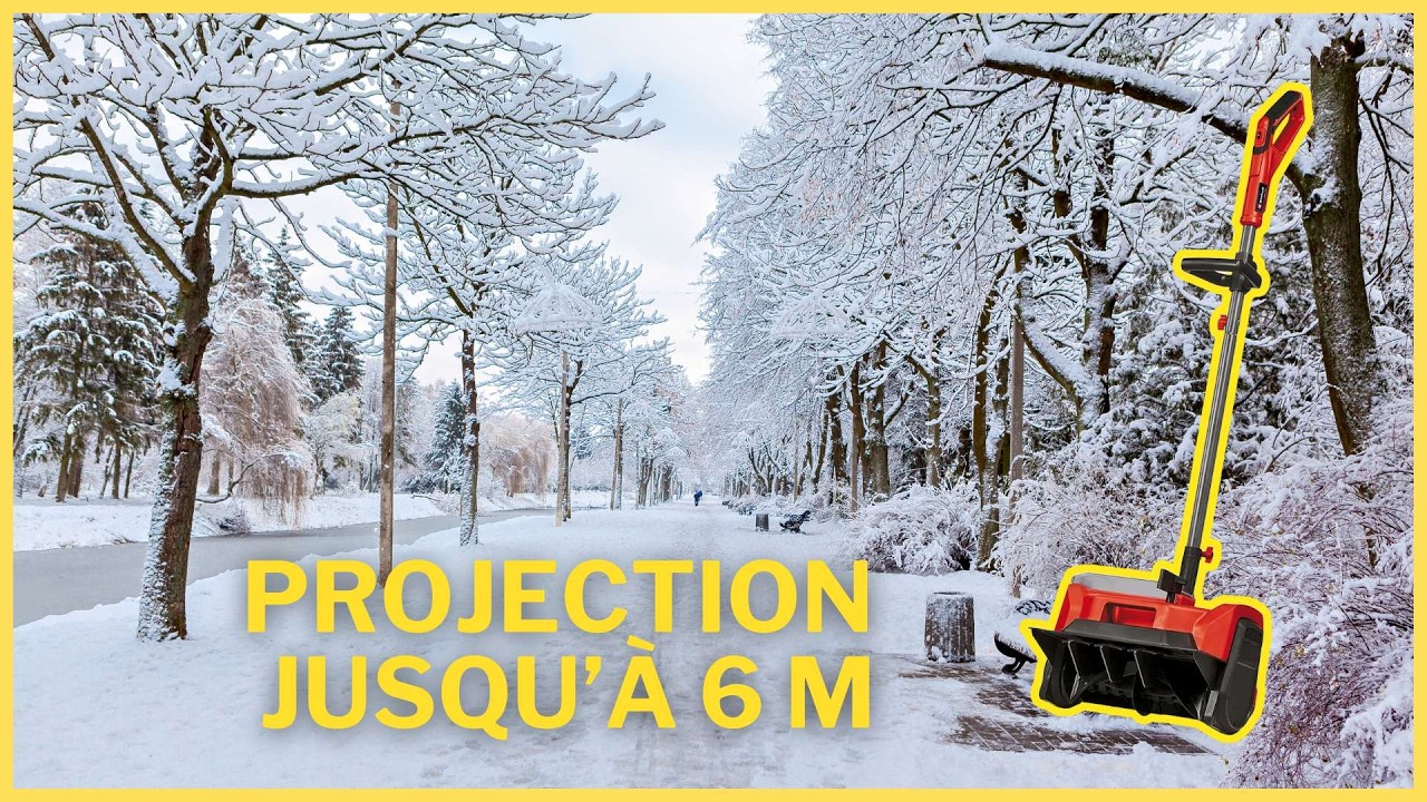Einhell Li E-Solo Power X-Change  : Cette D&eacute;neigeuse &Eacute;lectrique Va Changer Votre Hiver (GE-St 36/40)