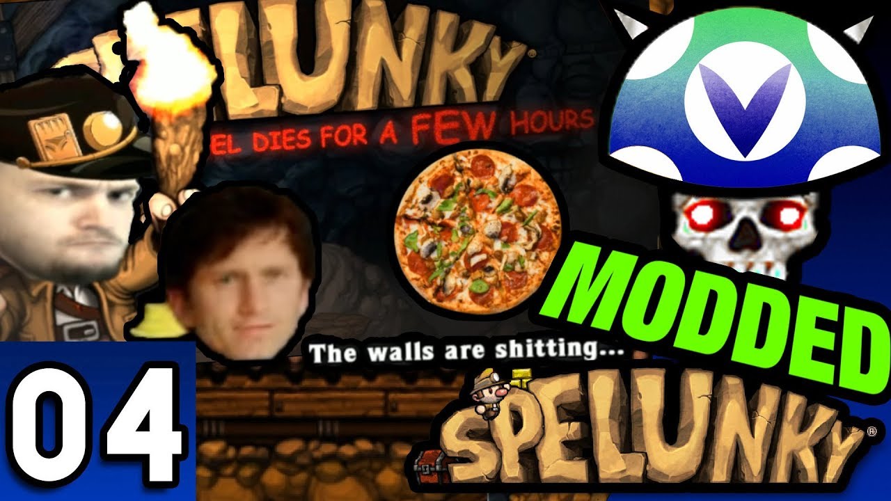[Vinesauce] Joel - Spelunky ( Part 4 Captain Todd Mod Edition )