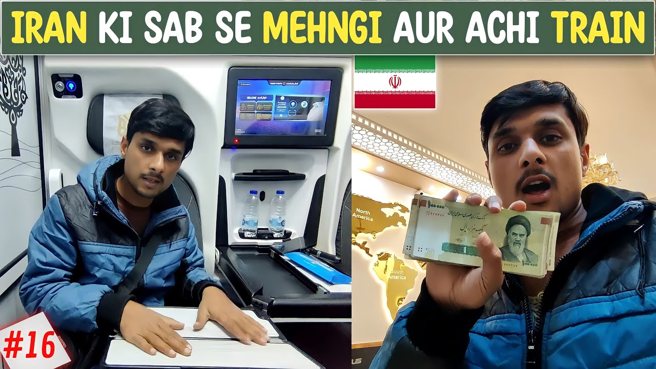 Most Expensive Train In Iran 🇮🇷| Mashhad to Tehran By Train (Fadak Train)