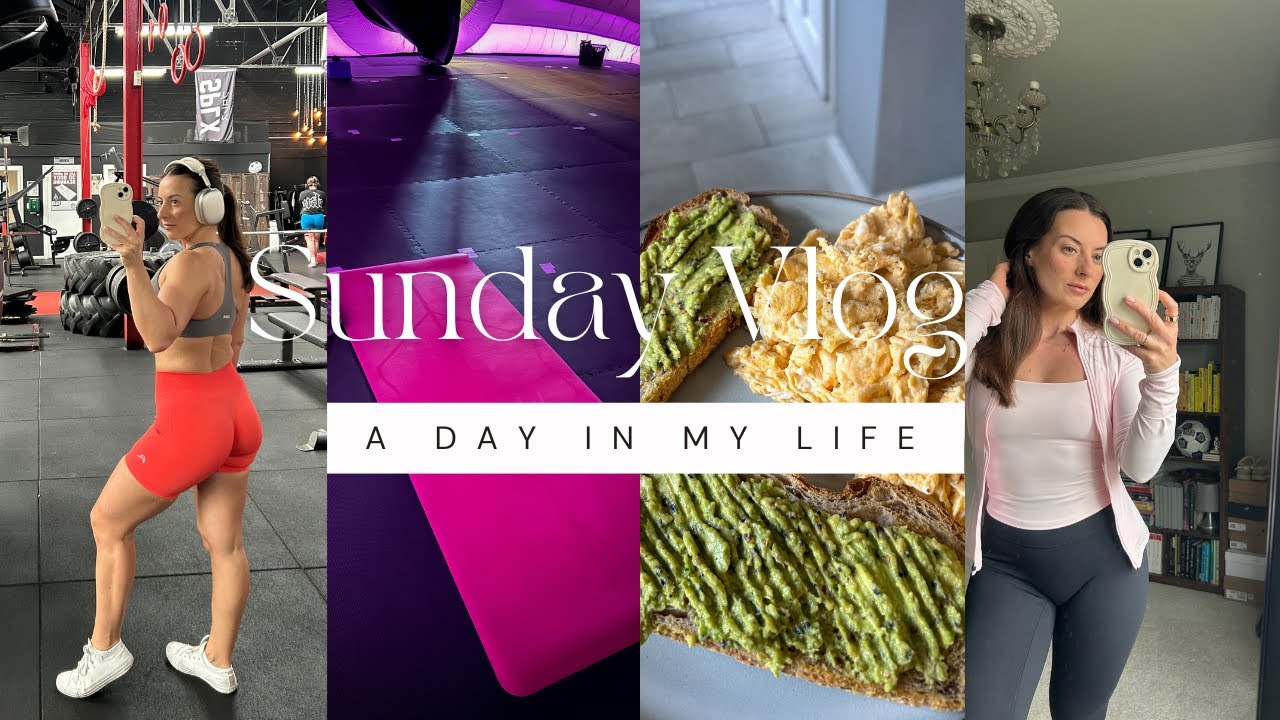 Sunday vlog | Leg day, Hot yoga & levelling up with a new coach