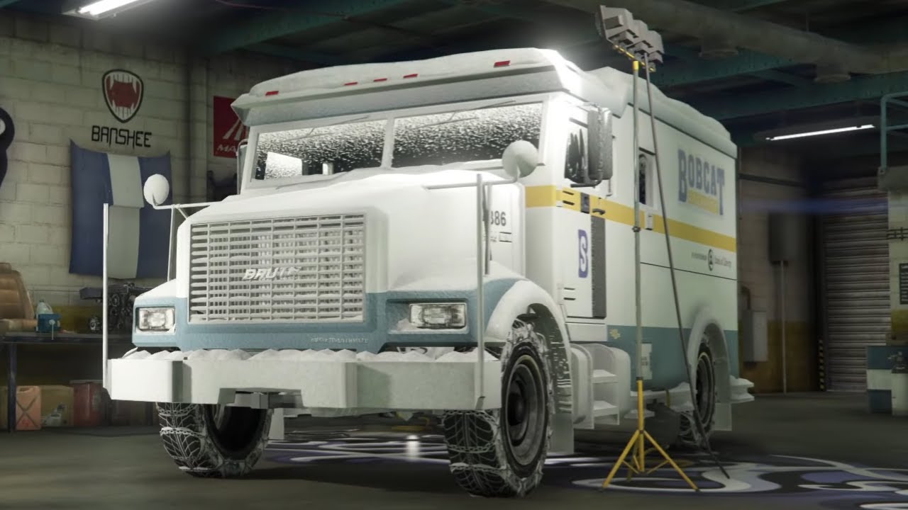 GTA Online - Brute Stockade & Snowy Variant Customization