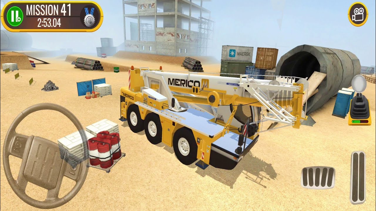 🚚 Drilling Truck Driving in 🚧 Construction Site Truck Driver #2 Android Gameplay | Truck Games 3D 📲
